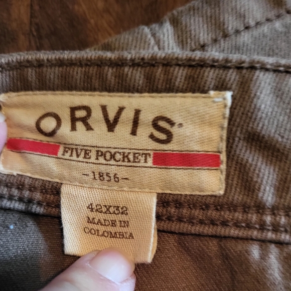 ORVIS PANTS LIKE NEW CONDITION 2 PAIR MEN'S SZ 42X43 - Picture 3 of 9